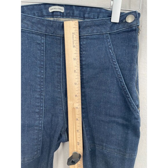 Rachel Comey 0 Jeans Pursue High Waist Crop Flare Pants Dark Wash - Picture 5 of 13